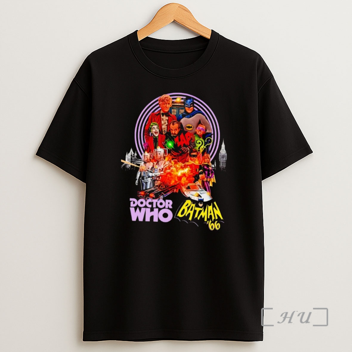 Officials Doctor Who Batman 66 Zap Premium Shirt Sweatshirt Tee