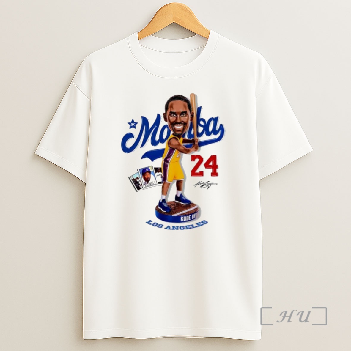 Officials Dodgers Player Kobe Bryant Signtaure Bobblehead Graphic Premium Shirt Sweatshirt Tee