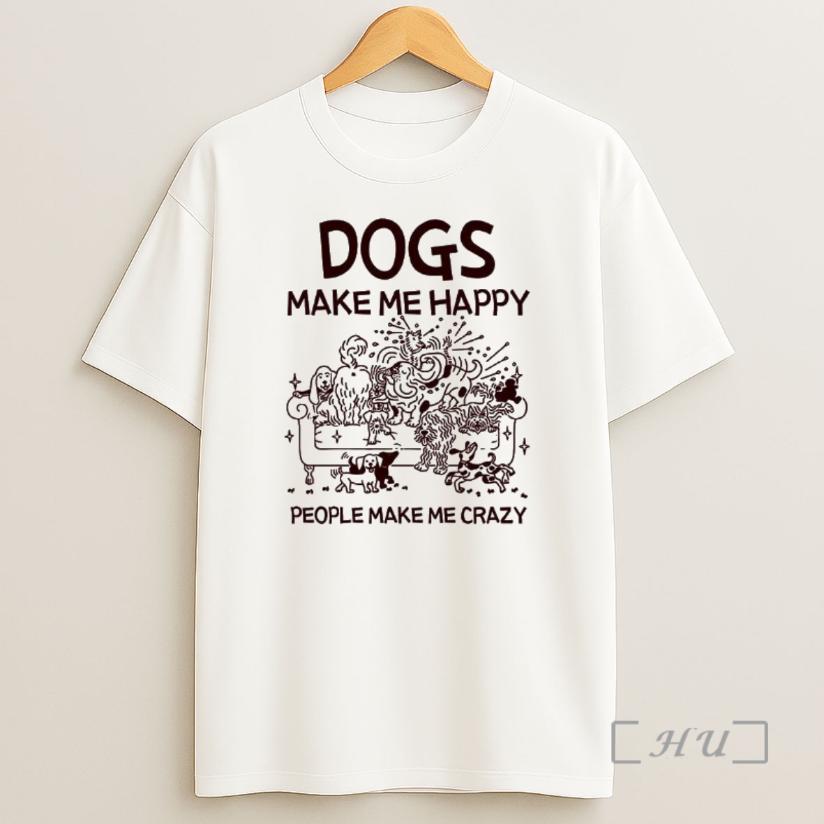 Officials Dogs Make Me Happy People Make Me Crazy Meme Premium Shirt Sweatshirt Tee