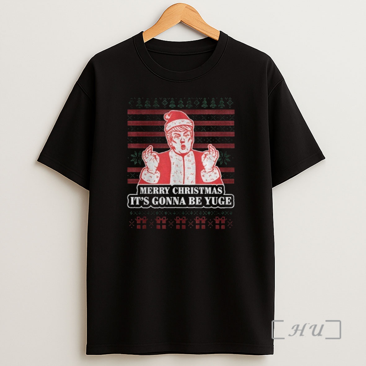 Officials Donald Trump Santa Claus Merry Christmas Its Going To Be Yuge Premium Shirt Sweatshirt Tee