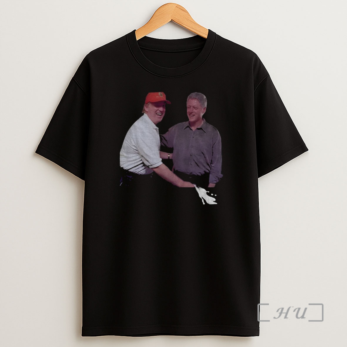 Officials Donald Trump With Bill Clinton Trump Bubba Anti Maga America Political Premium Shirt Sweatshirt Tee