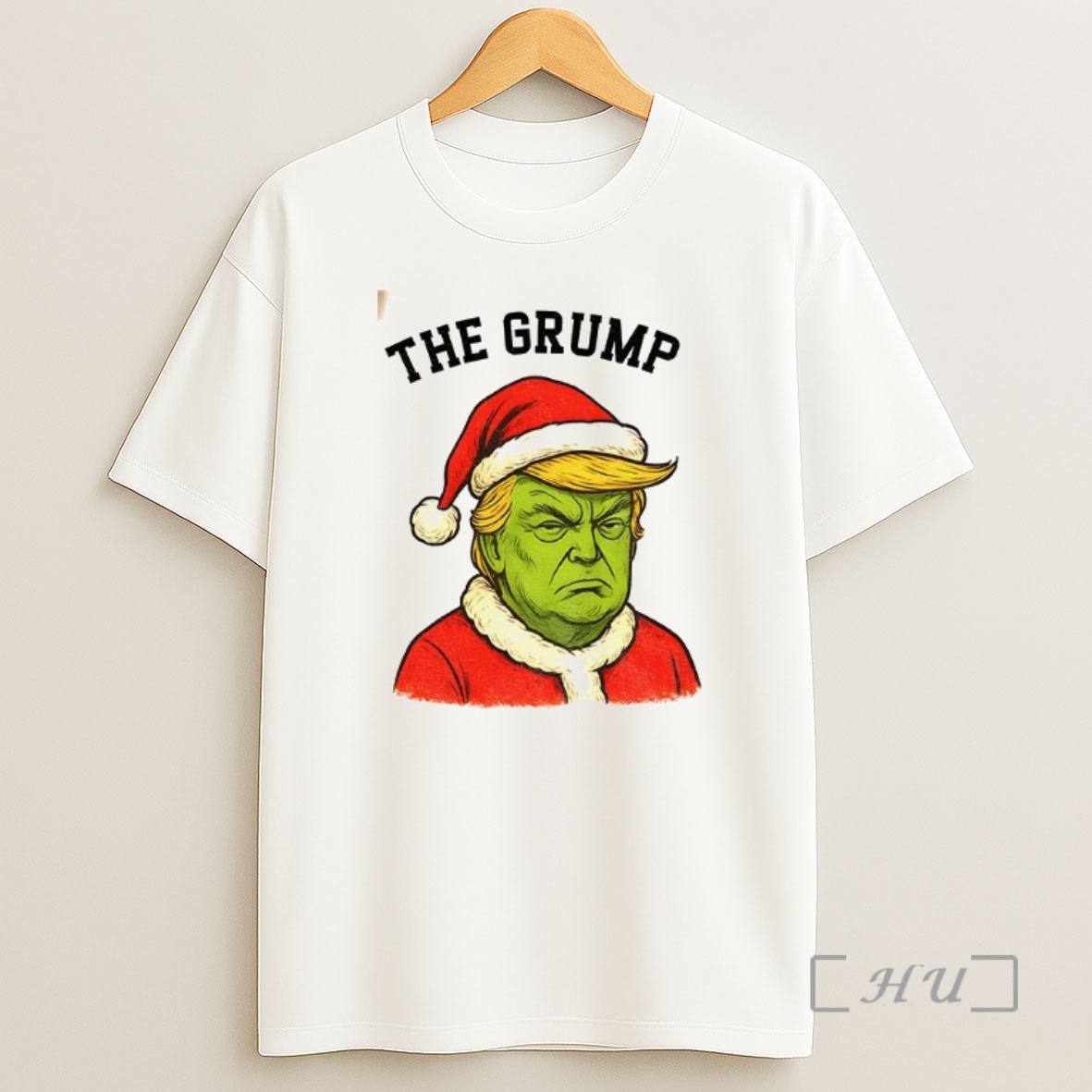 Officials Donald Trump X Grinch The Grump Santa Claus Anti Trump Merry Christmas Premium Shirt Sweatshirt Tee