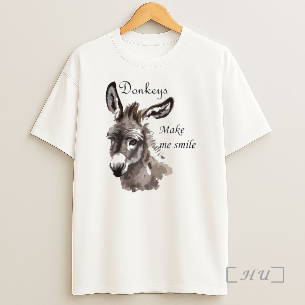 Officials Donkeys Make Me Smile Cute Miniature Donkey Mini Donkey Premium Shirt Sweatshirt Tee