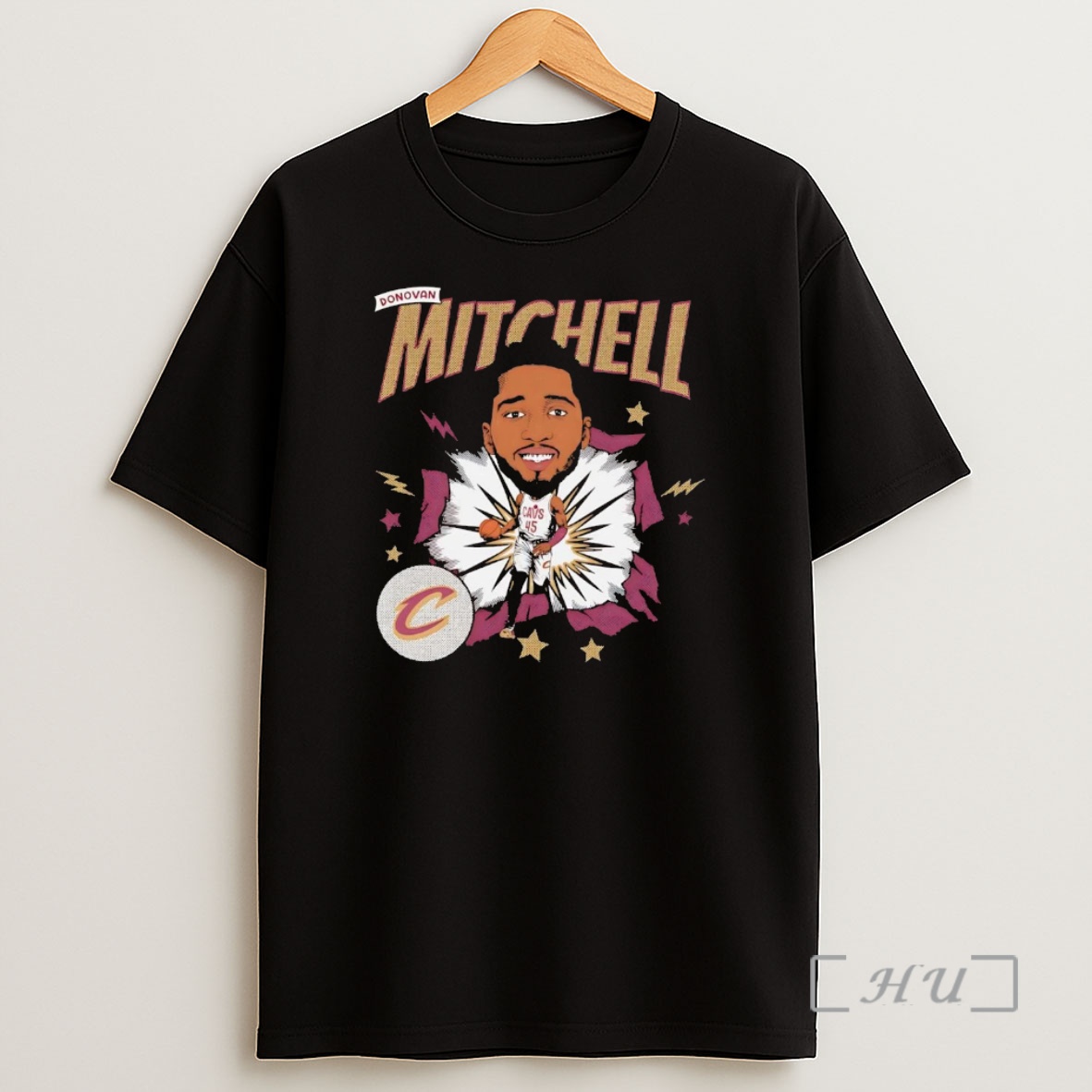 Officials Donovan Mitchell Big Head Caricature Cleveland Cavaliers Premium Shirt Sweatshirt Tee