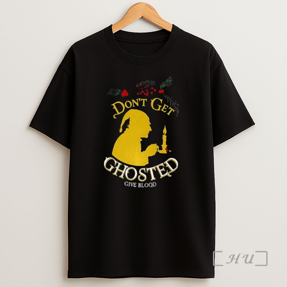 Officials Dont Get Ghosted Give Blood Christmas Premium Shirt Sweatshirt Tee