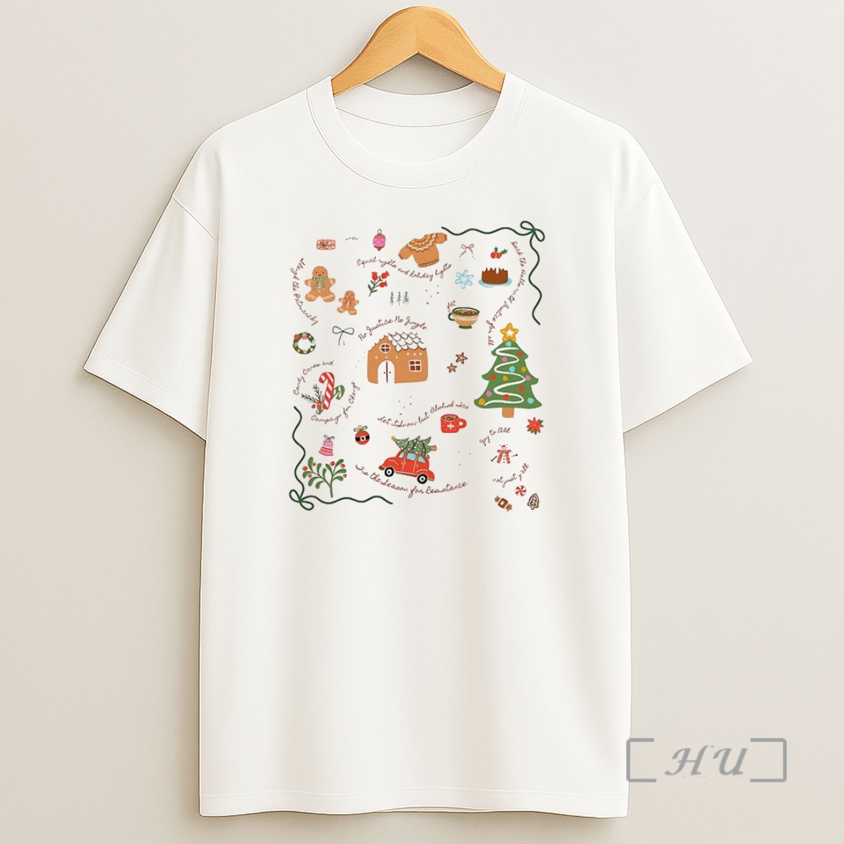 Officials Doodle Liberal Values Holiday Subtle Anti Trump Christmas Satirical Premium Shirt Sweatshirt Tee