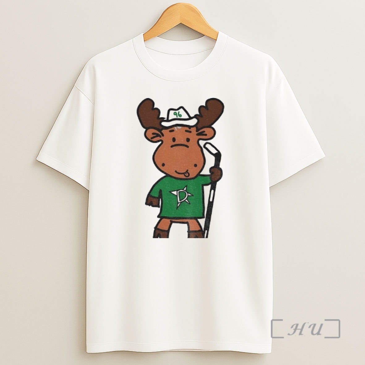 Officials Doodle Moose Dallas Stars Hockey Nhl Cartoon Premium Shirt Sweatshirt Tee