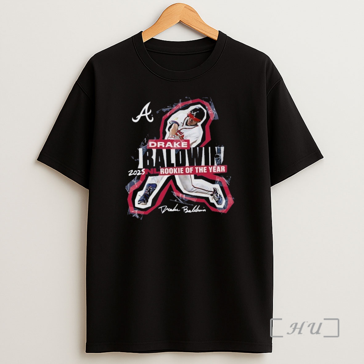 Officials Drake Baldwin Atlanta Braves 2025 National League Rookie Of The Year Premium Shirt Sweatshirt Tee