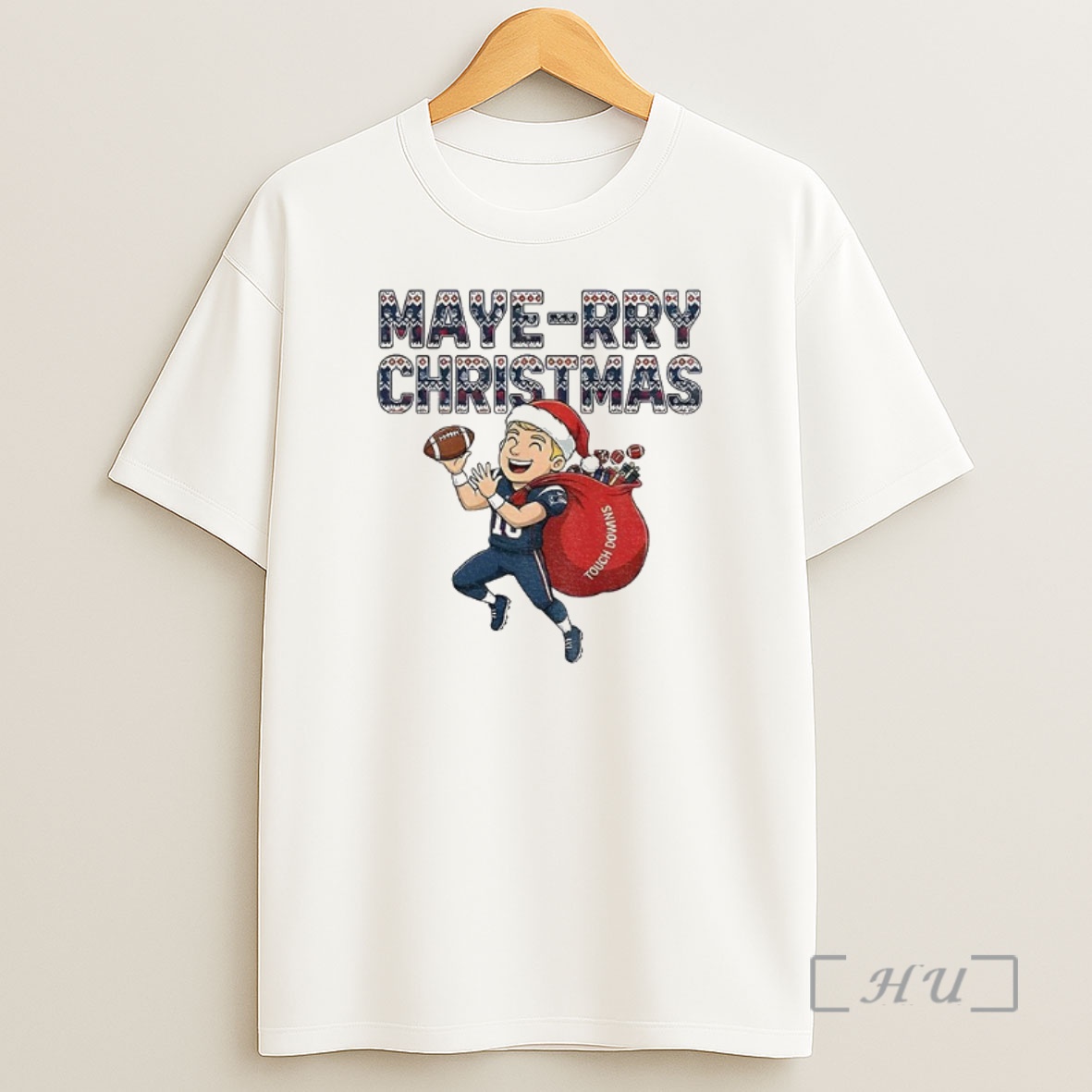 Officials Drake Maye New England Patriots Nfl Football Maye Rry Christmas Premium Shirt Sweatshirt Tee
