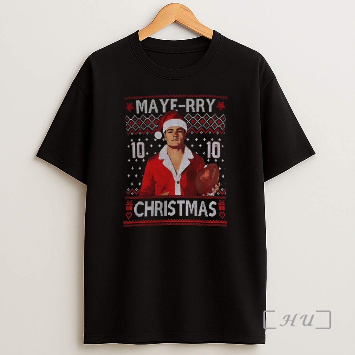 Officials Drake Maye Santa Claus New England Patriots Nfl Football Maye Rry Christmas Premium Shirt Sweatshirt Tee
