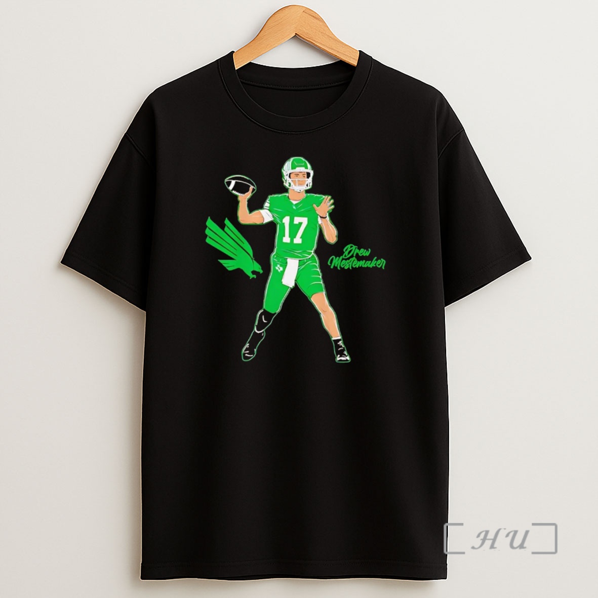 Officials Drew Mestemaker Star Pose North Texas Mean Green Premium Shirt Sweatshirt Tee