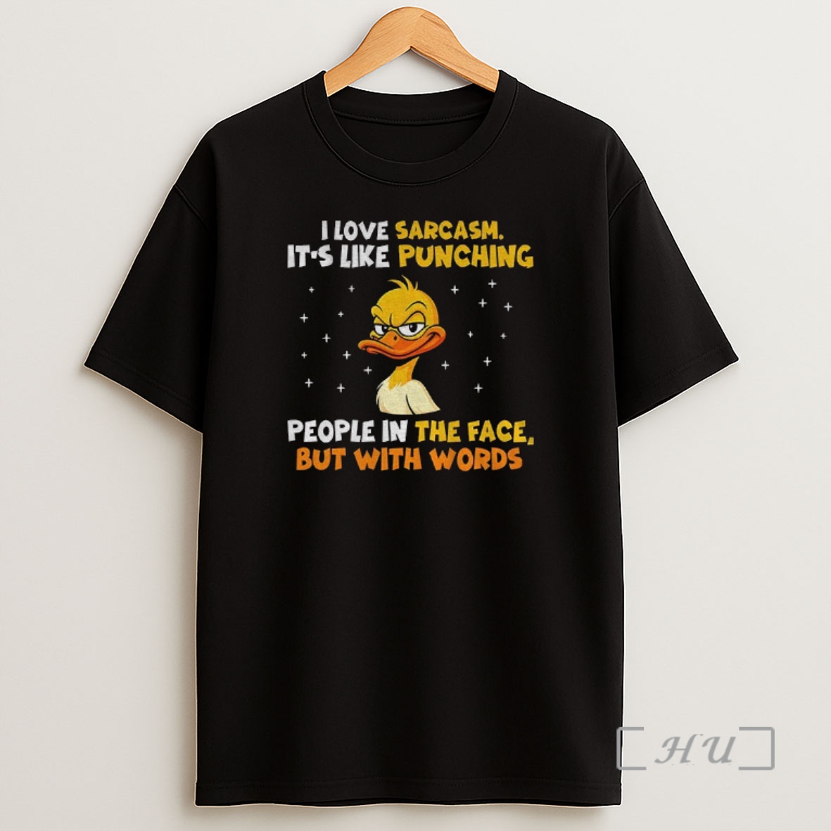 Officials Duck I Love Sarcasm Its Like Punching People In The Face But With Words Premium Shirt Sweatshirt Tee