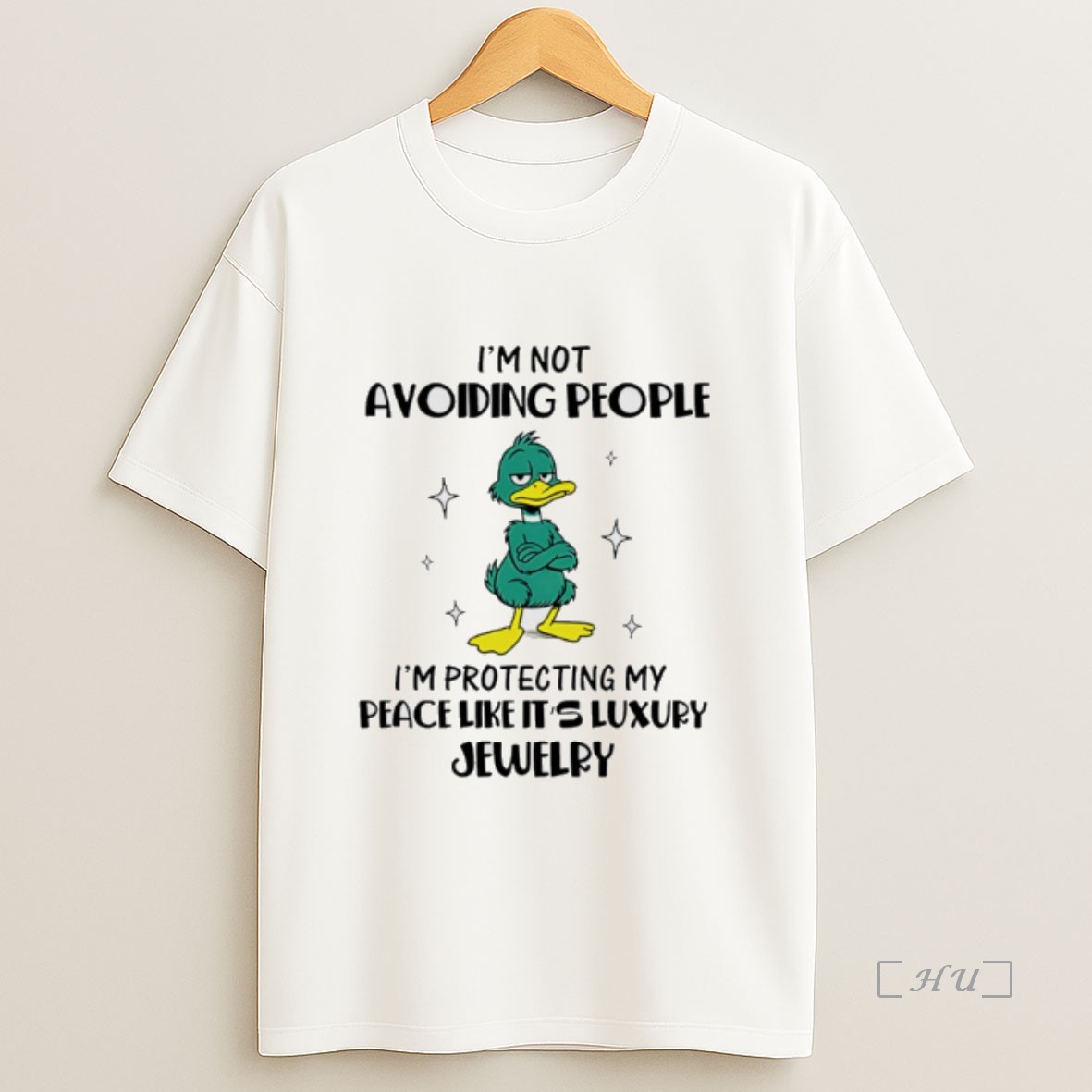 Officials Duck Im Not Avoiding People Im Protecting My Peace Like Its Luxury Jewelry Premium Shirt Sweatshirt Tee