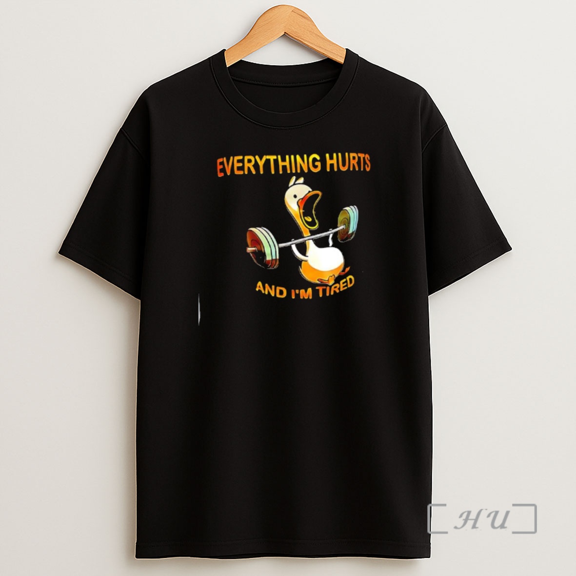 Officials Duck Weights Everything Hurts And Im Tired Premium Shirt Sweatshirt Tee