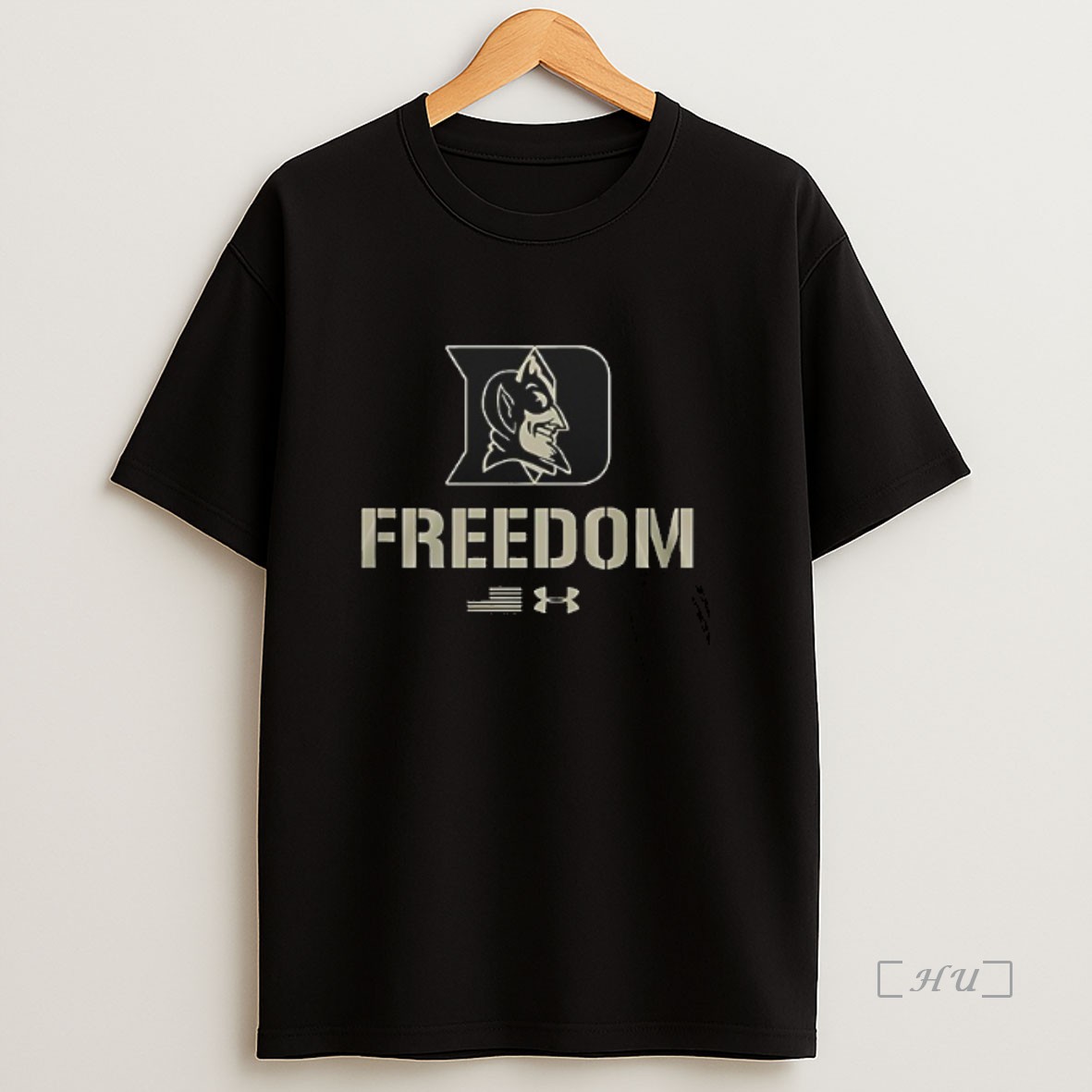 Officials Duke Blue Devils Freedom Lets Go Duke Usa Flag Premium Shirt Sweatshirt Tee