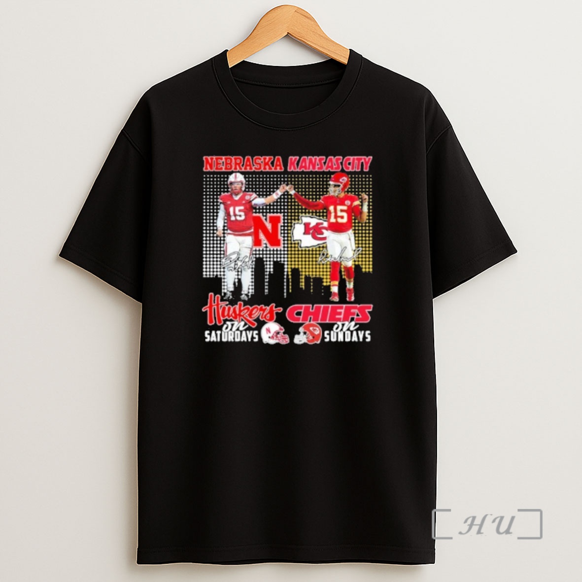 Officials Dylan Raiola Nebraska On Saturdays And Mahomes Chiefs On Sundays Premium Shirt Sweatshirt Tee
