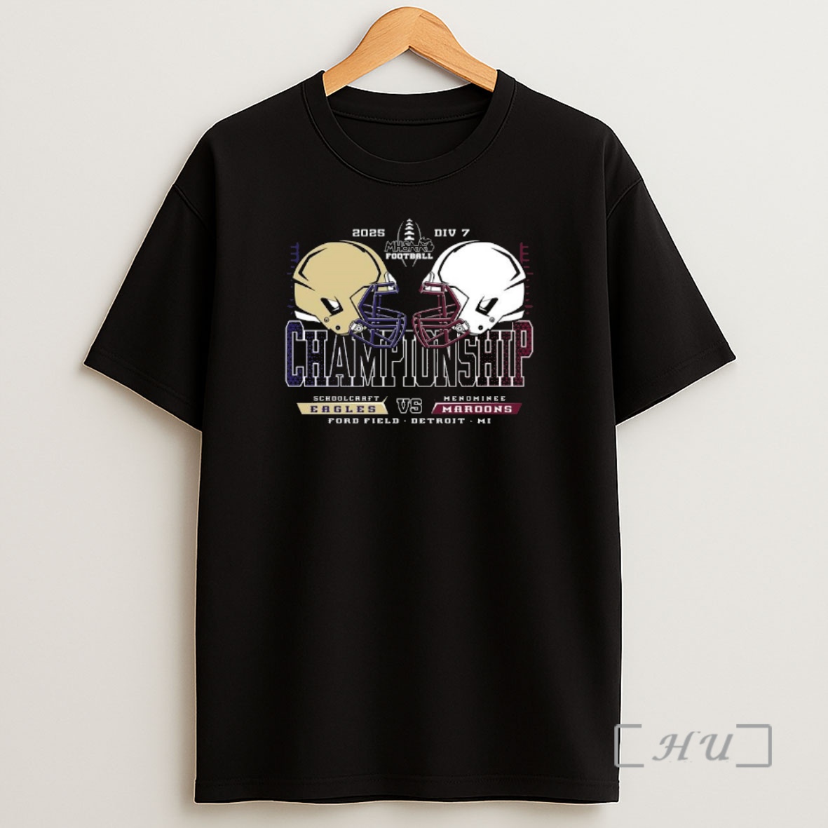 Officials Eagles Vs Maroons 2025 Mhsaa Division 7 Football Championship Premium Shirt Sweatshirt Tee