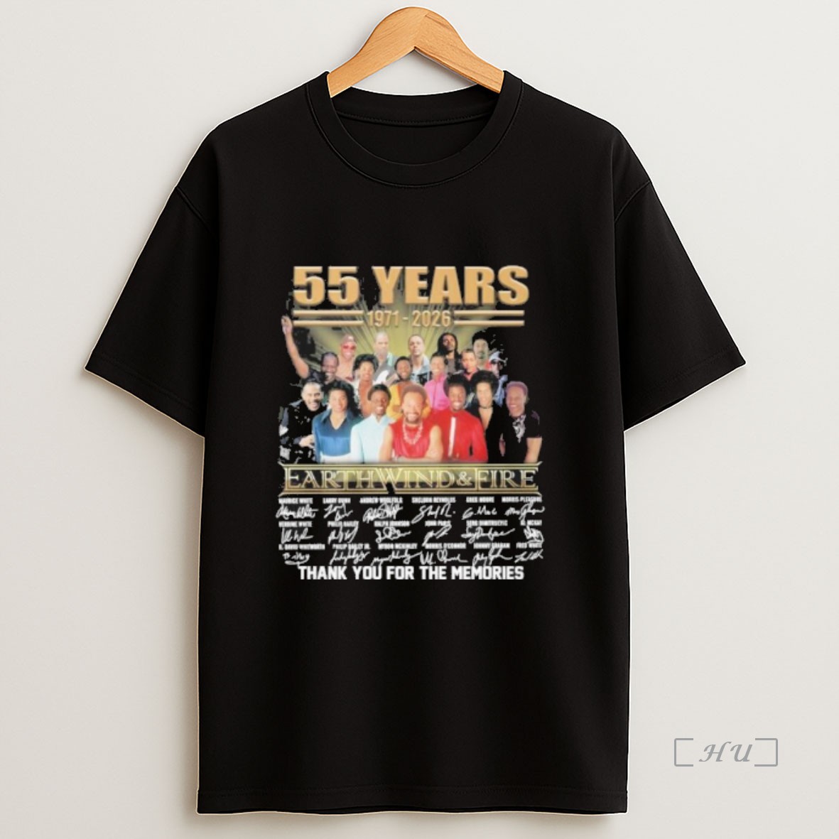 Officials Earth Wind Fire 55 Years 1971 2026 Thank You For The Memories Premium Shirt Sweatshirt Tee