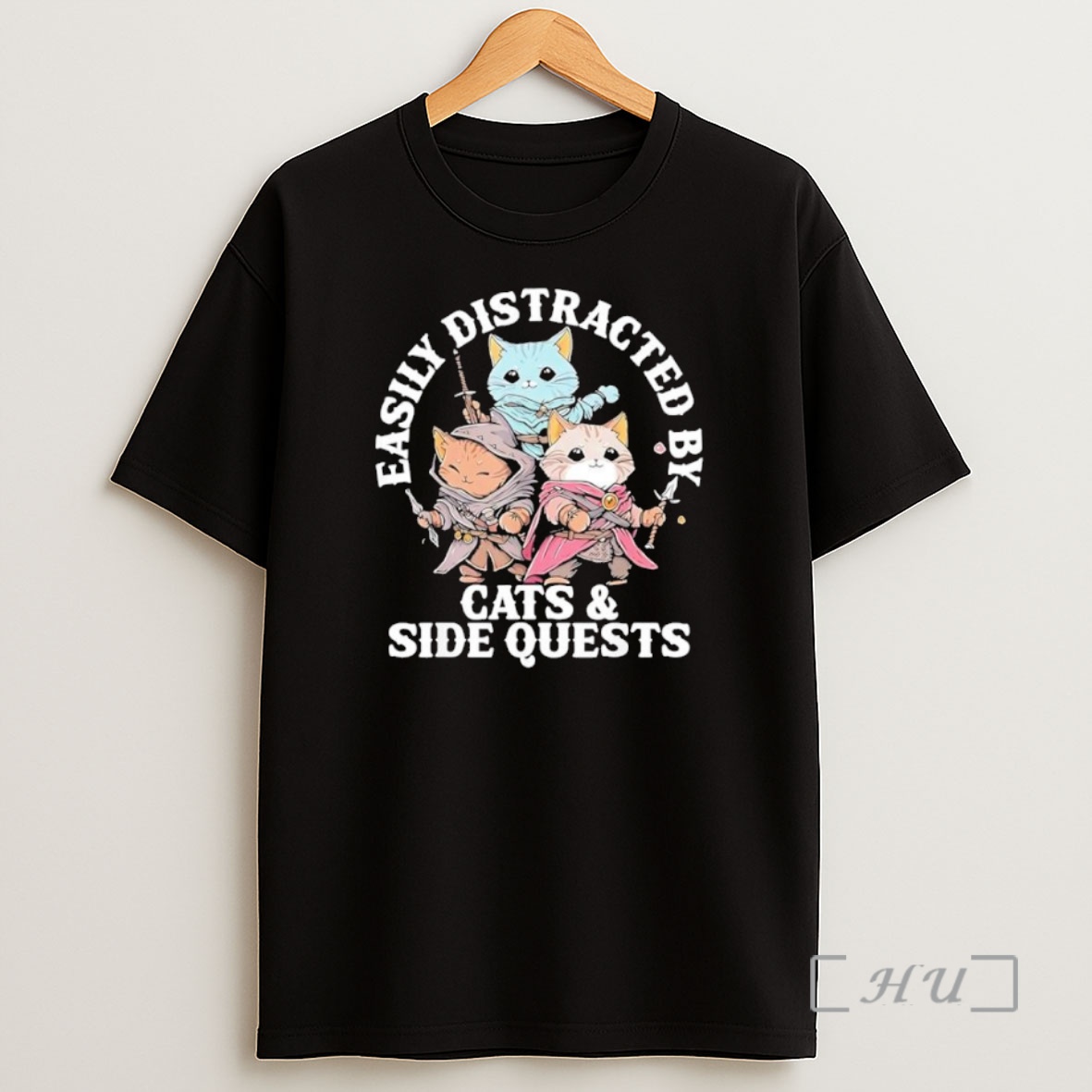 Officials Easily Distracted By Cats Side Quest Premium Shirt Sweatshirt Tee