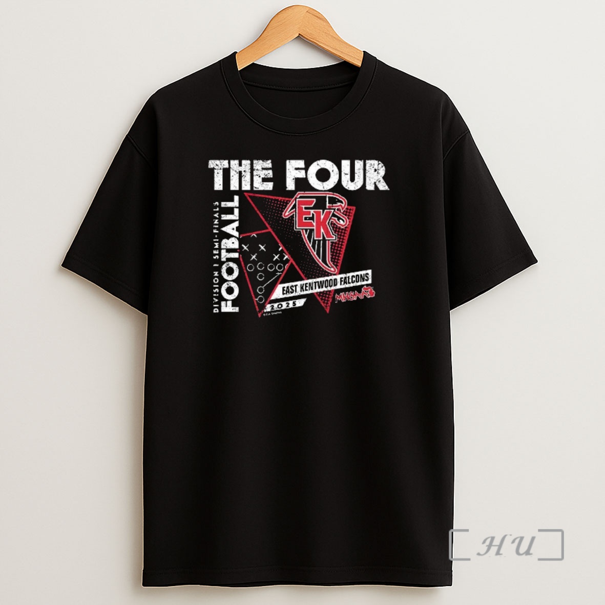 Officials East Kentwood Falcons 2025 Mhsaa Football Division 1 The Four Premium Shirt Sweatshirt Tee