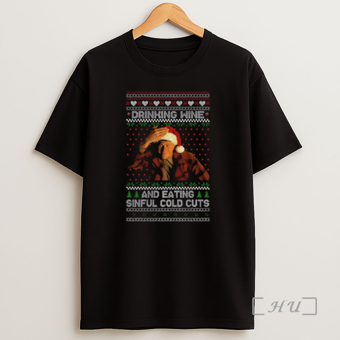 Officials Ed Gein Drinking Wine Sinful Cold Cuts Christmas Premium Shirt Sweatshirt Tee
