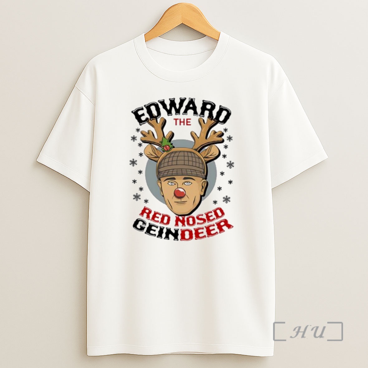 Officials Ed Gein Edward The Red Nose Reindeer Christmas Premium Shirt Sweatshirt Tee