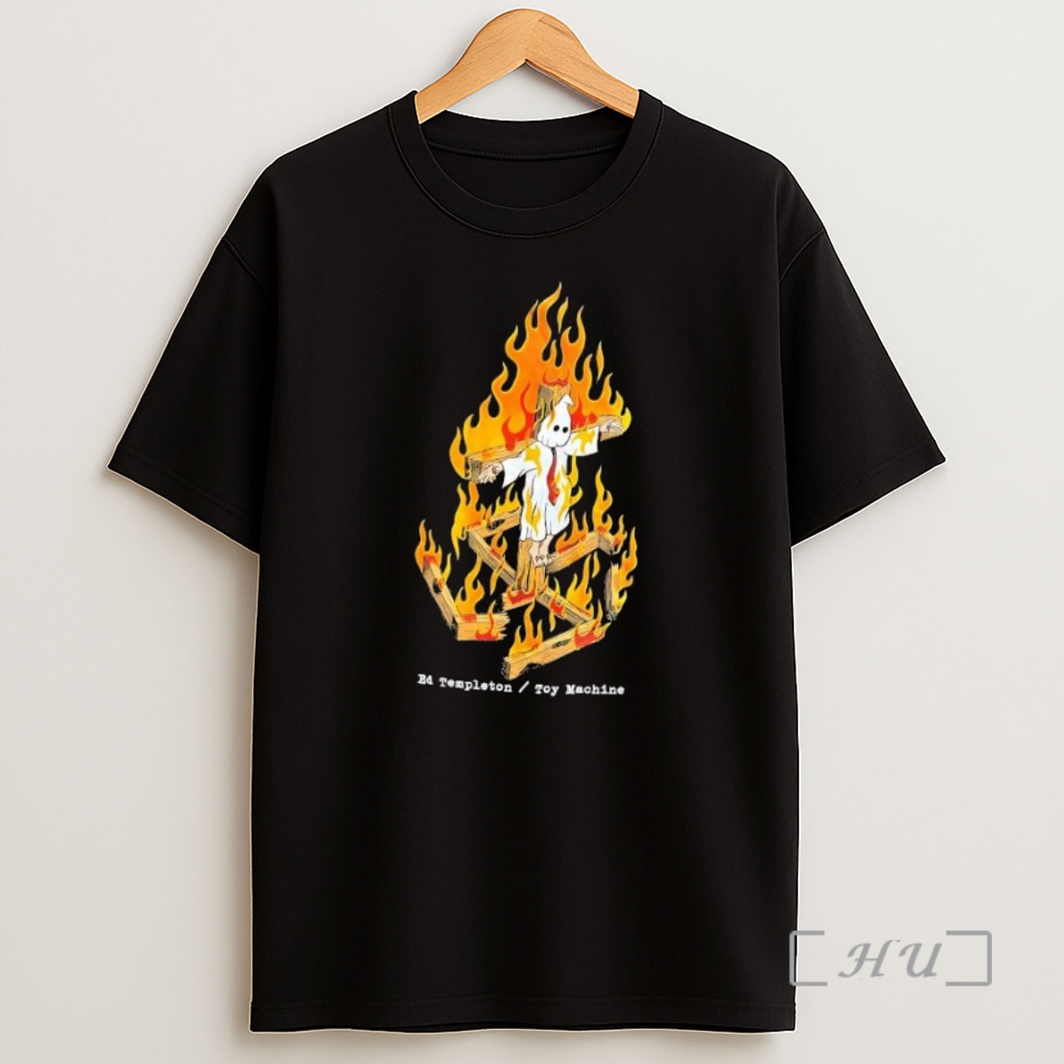 Officials Ed Templeton Toy Machine Charred Cross Premium Shirt Sweatshirt Tee