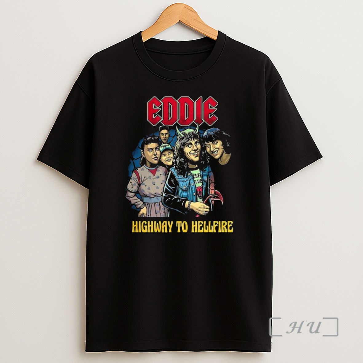 Officials Eddie Munson Stranger Things Highway To Hellfire Club Cartoon Premium Shirt Sweatshirt Tee