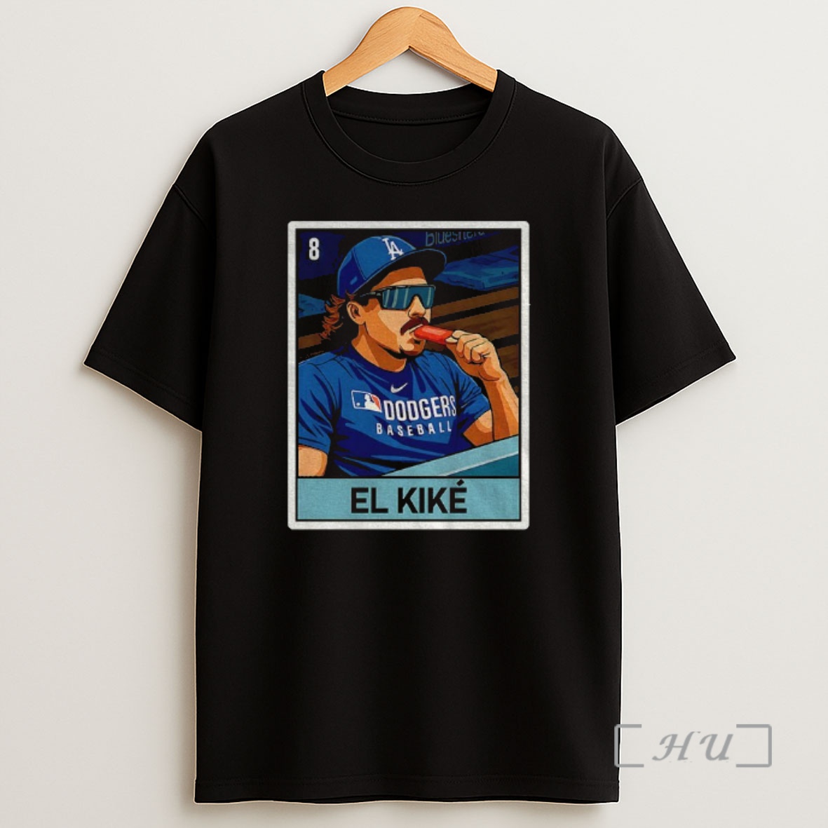 Officials El Kike Enrique Hernandez Eat Hot Dog Los Angeles Dodgers Mlb Baseball 2025 Card Premium Shirt Sweatshirt Tee