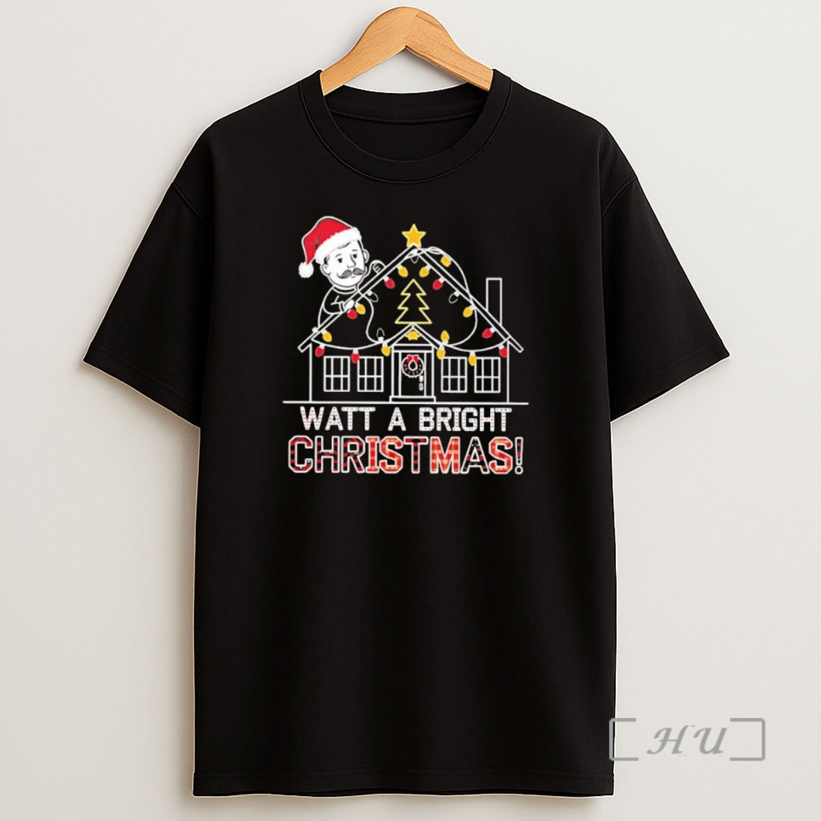 Officials Electrician Watt A Bright Christmas Lights Graphic Premium Shirt Sweatshirt Tee
