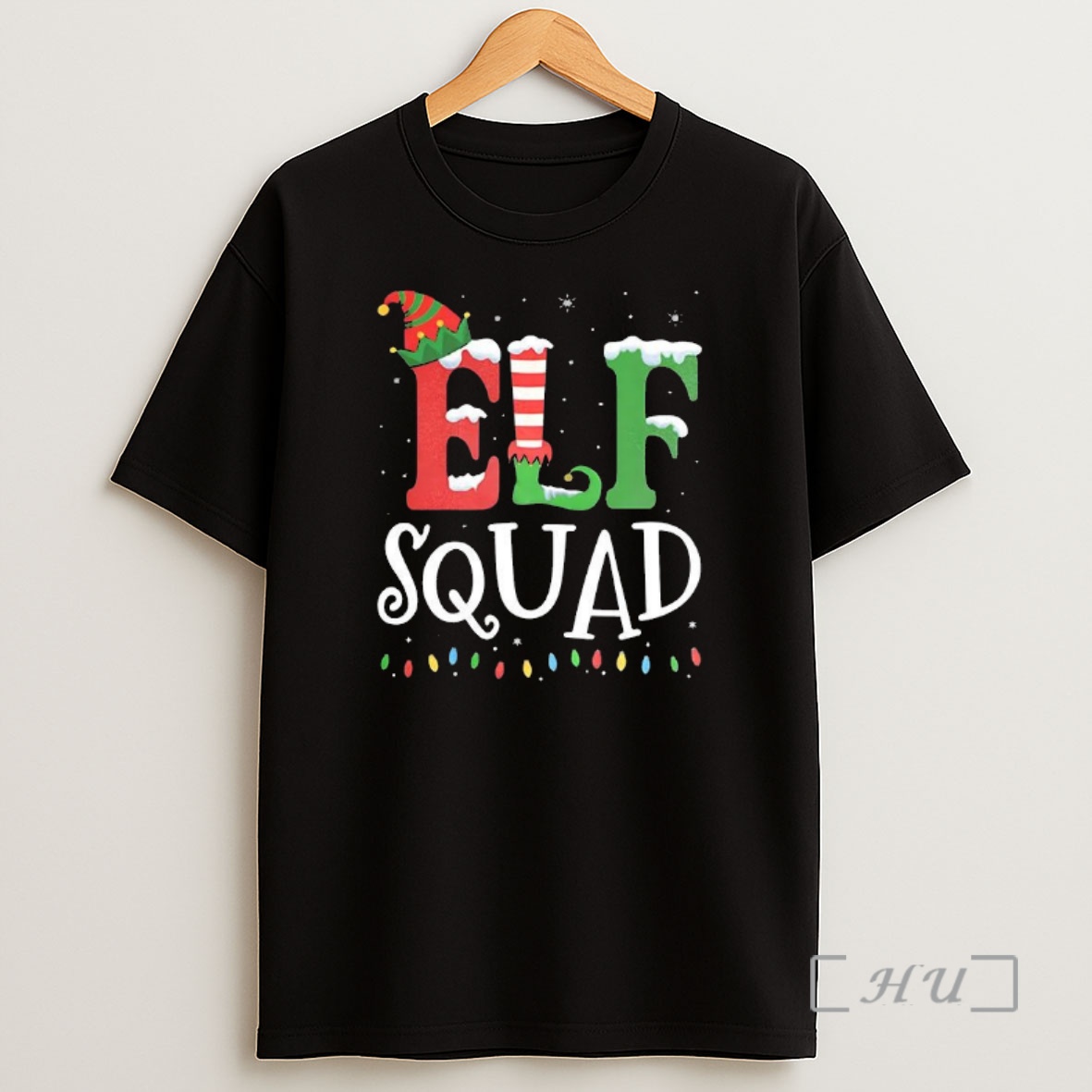 Officials Elf Squad String Lights Christmas Premium Shirt Sweatshirt Tee