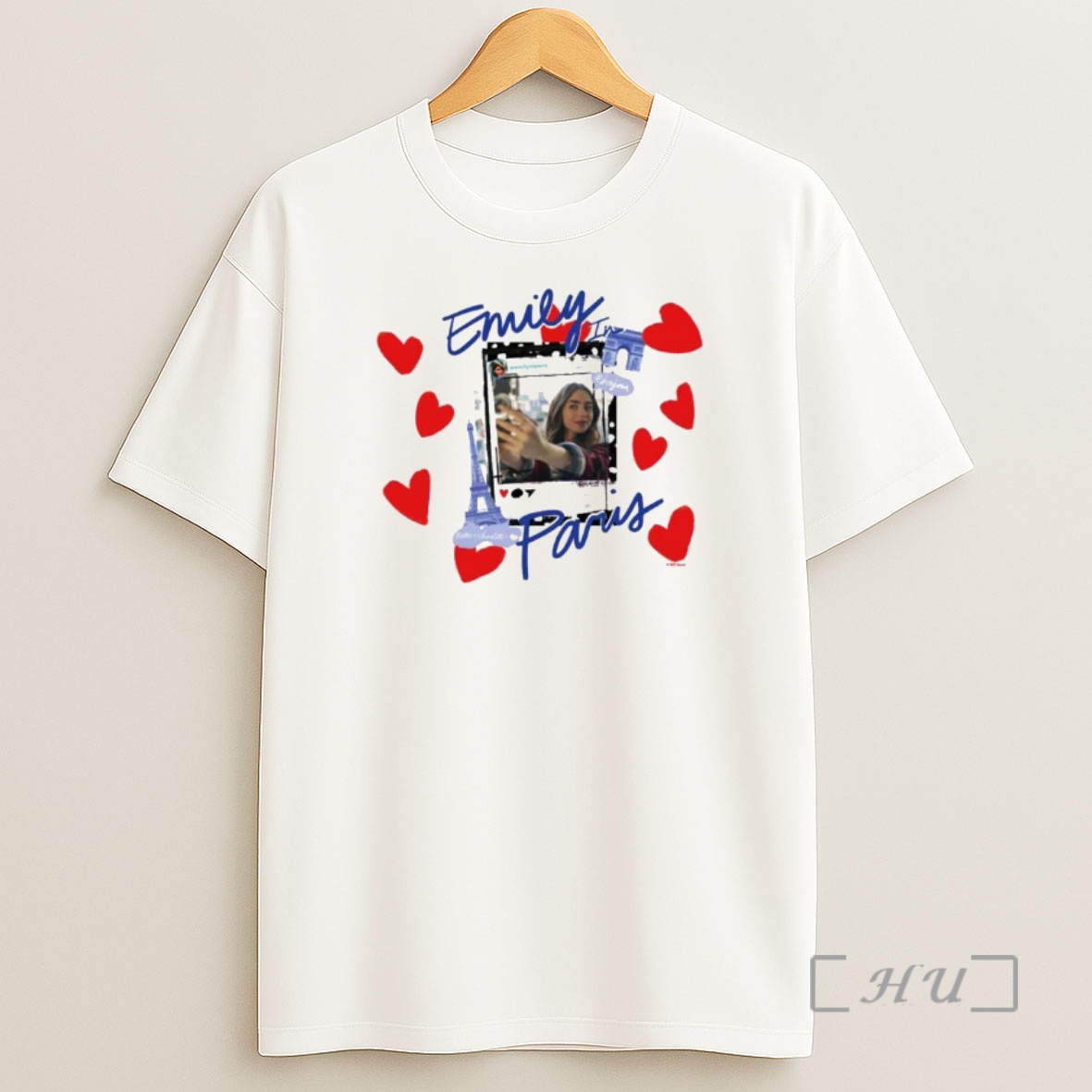 Officials Emily In Paris Selfie Ornaments Premium Shirt Sweatshirt Tee