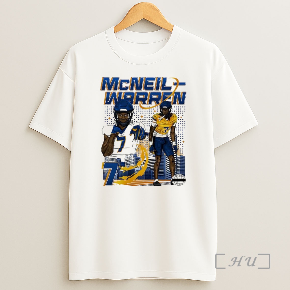 Officials Emmanuel Mcneil Warren Toledo Rockets Football Number 7 Cartoon Premium Shirt Sweatshirt Tee