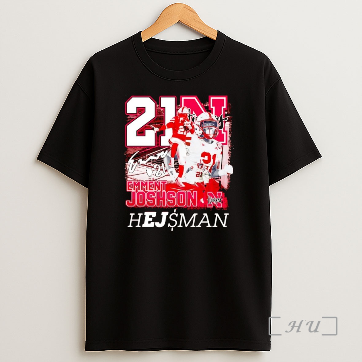 Officials Emmett Johnson 21 Hejsman Nebraska Premium Shirt Sweatshirt Tee