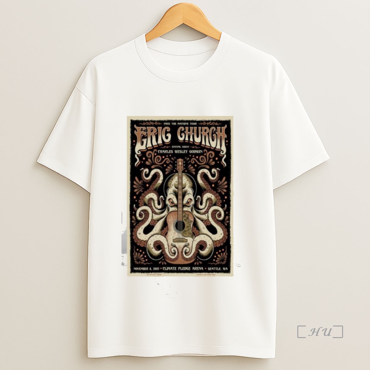 Officials Eric Church Seattle Wa November 8 2025 Concert Premium Shirt Sweatshirt Tee