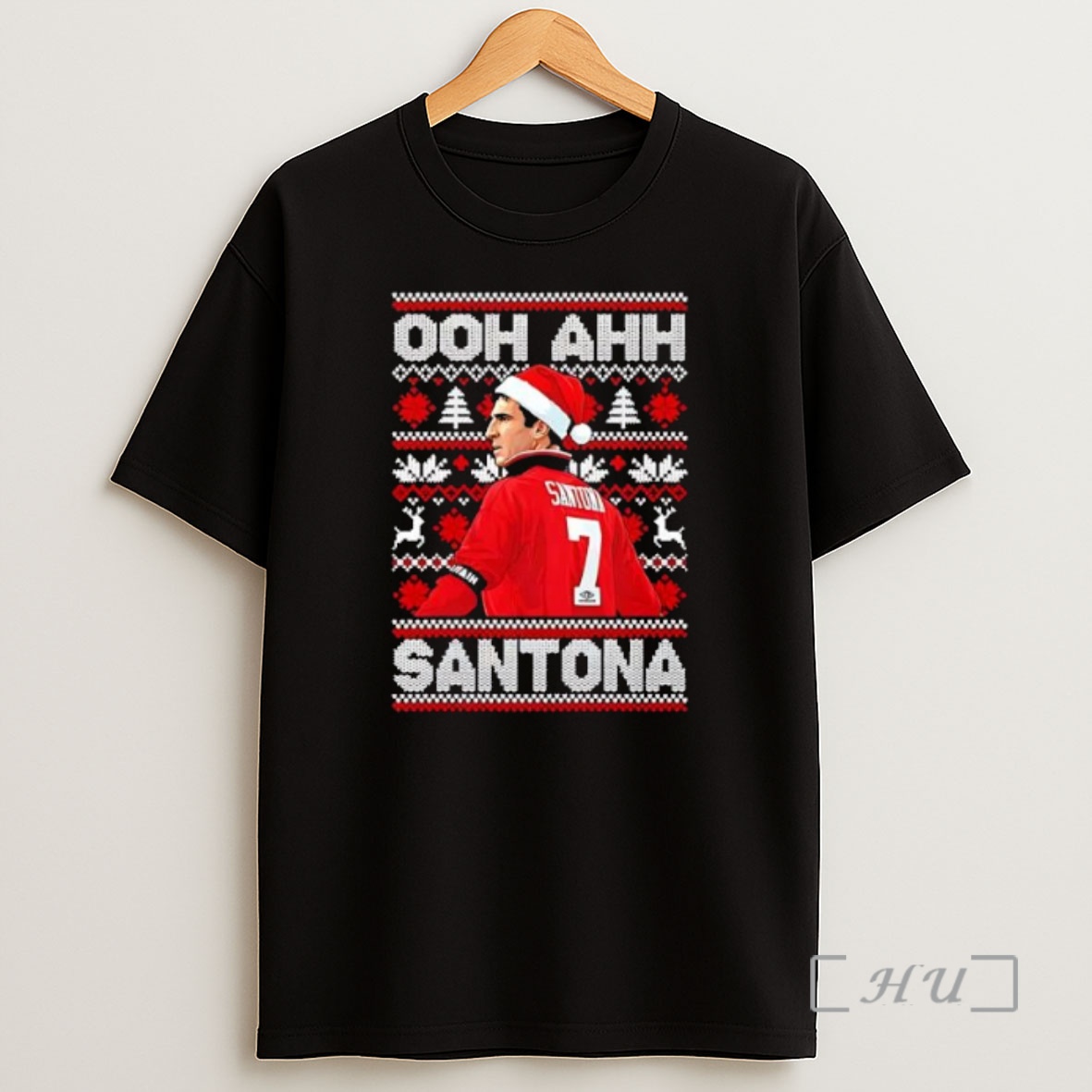 Officials Eric Cantona Ooh Ahh Santona Christmas Premium Shirt Sweatshirt Tee