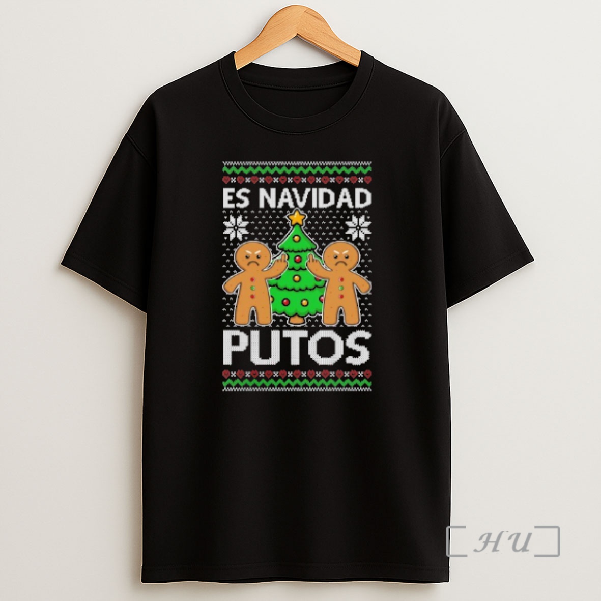 Officials Es Navidad Putos Ugly Christmas Sweat Premium Shirt Sweatshirt Tee