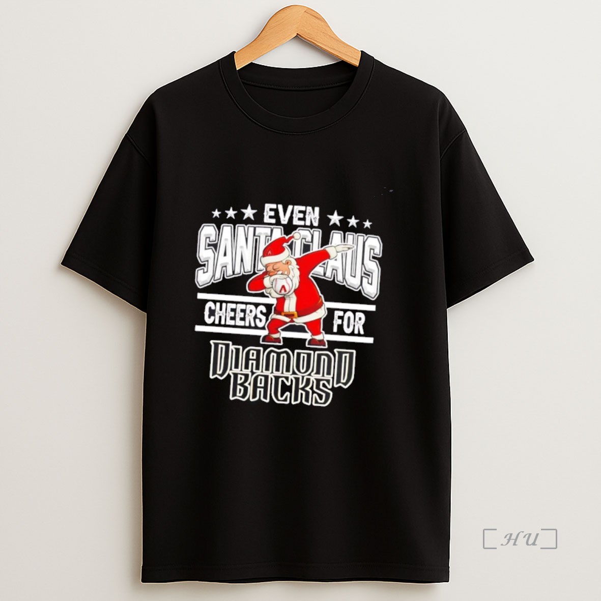 Officials Even Santa Claus Cheers For Arizona Diamondbacks Christmas Premium Shirt Sweatshirt Tee