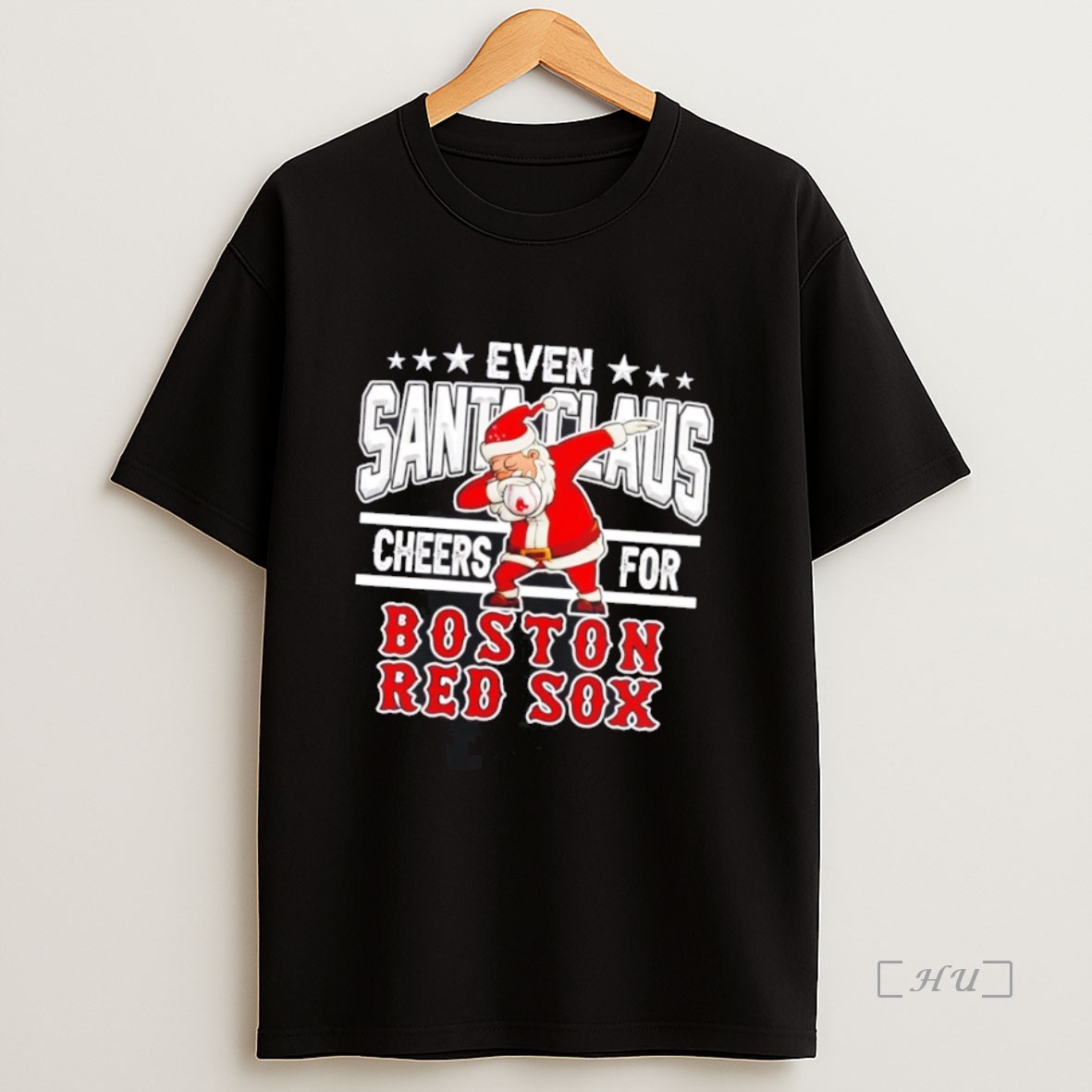 Officials Even Santa Claus Cheers For Boston Red Sox Christmas Premium Shirt Sweatshirt Tee