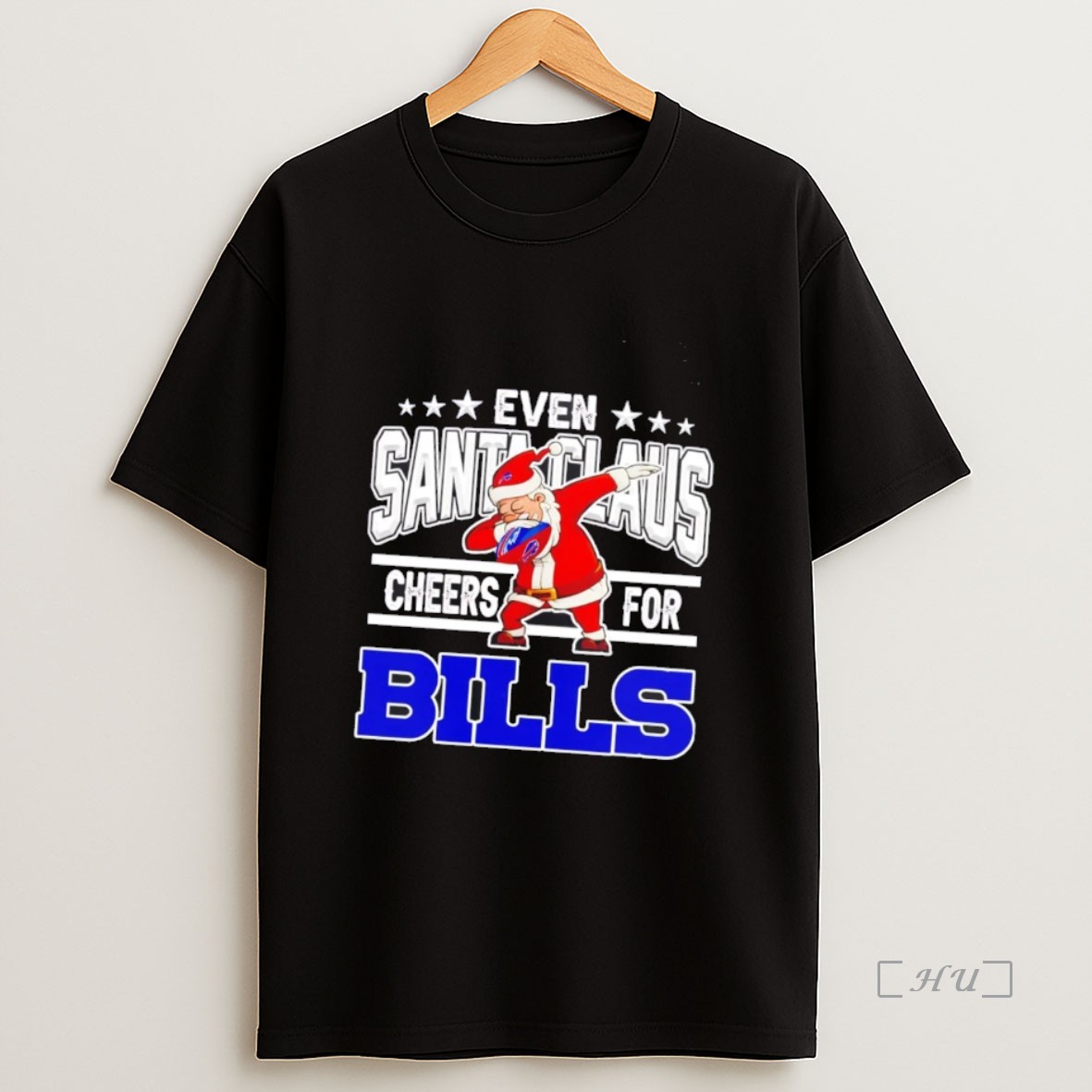 Officials Even Santa Claus Cheers For Buffalo Bills Christmas Premium Shirt Sweatshirt Tee