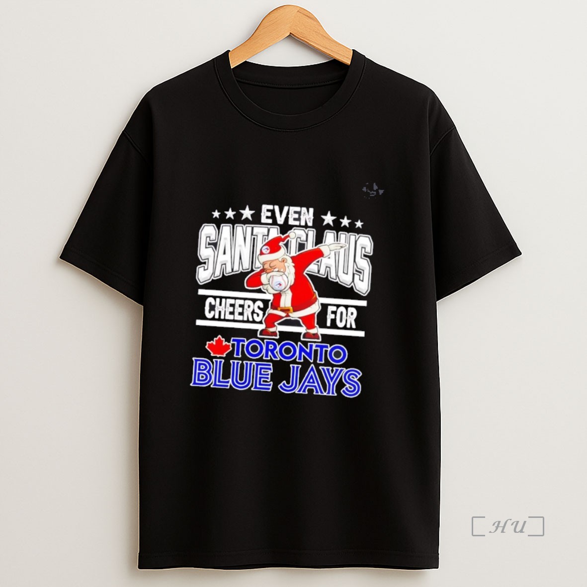 Officials Even Santa Claus Cheers For Toronto Blue Jays Christmas Premium Shirt Sweatshirt Tee 1