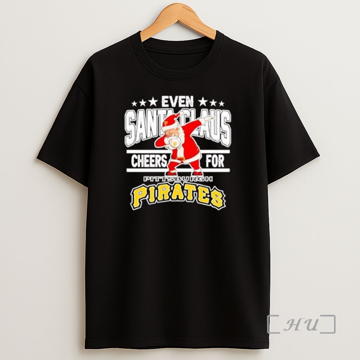 Officials Even Santa Claus Cheers For Pittsburgh Pirates Christmas 2025 Premium Shirt Sweatshirt Tee