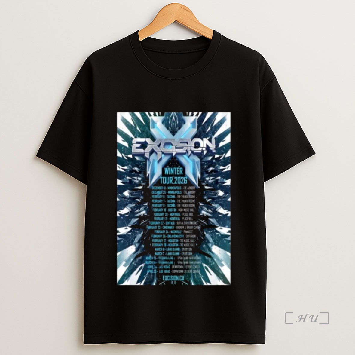 Officials Excision Winter Tour 2026 Long Sleve Premium Shirt Sweatshirt Tee