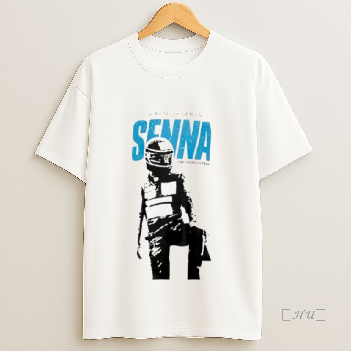 Officials F1 Ayrton Senna X Netflix Oversized Graphic Premium Shirt Sweatshirt Tee