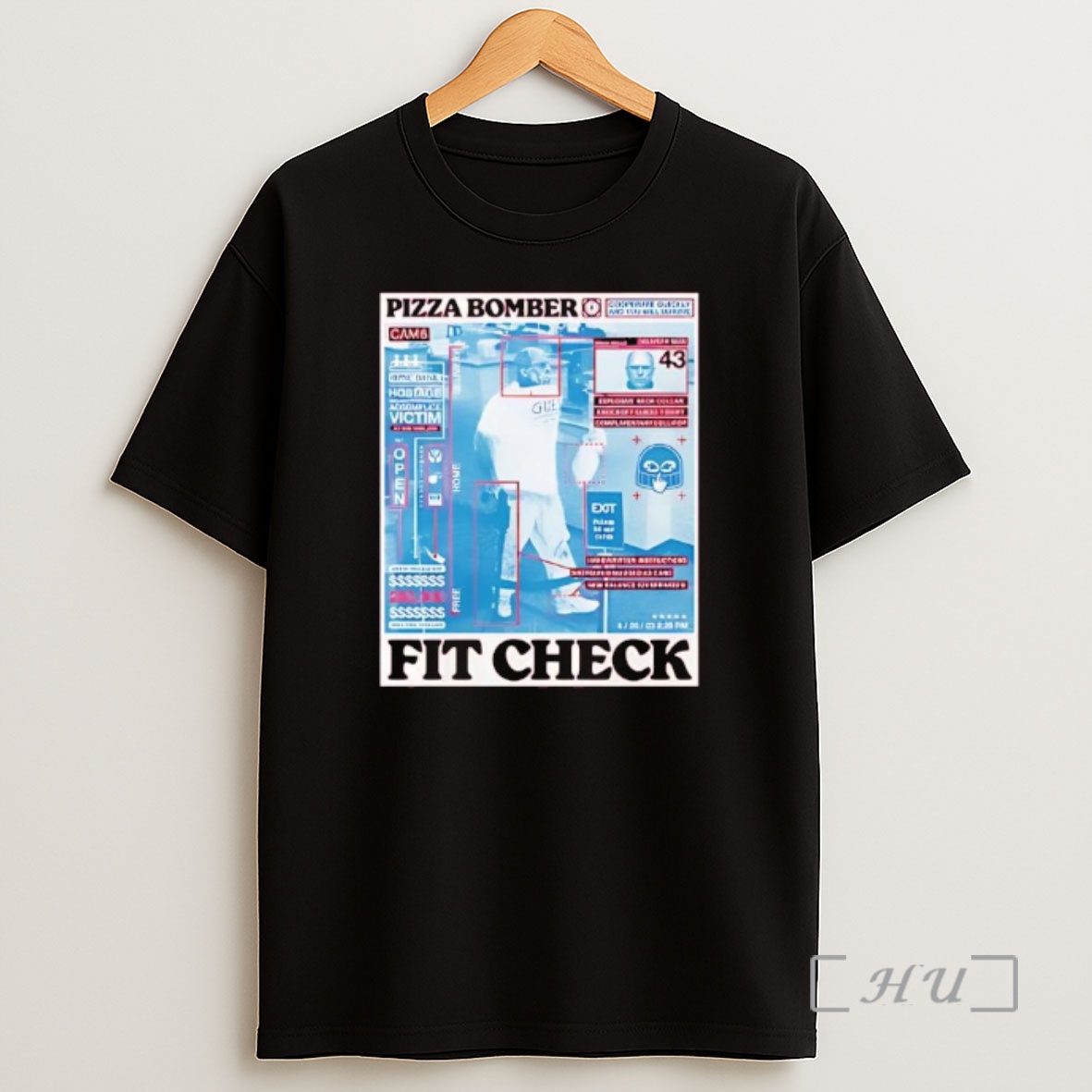 Officials Faceless X Podawful Pizza Bomber Fit Check Premium Shirt Sweatshirt Tee