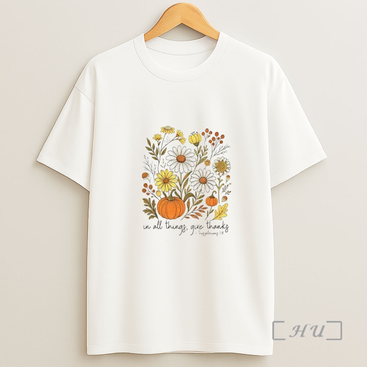 Officials Fall Floral Christian Give Thanks Boho Thanksgiving Bible Verse Premium Shirt Sweatshirt Tee