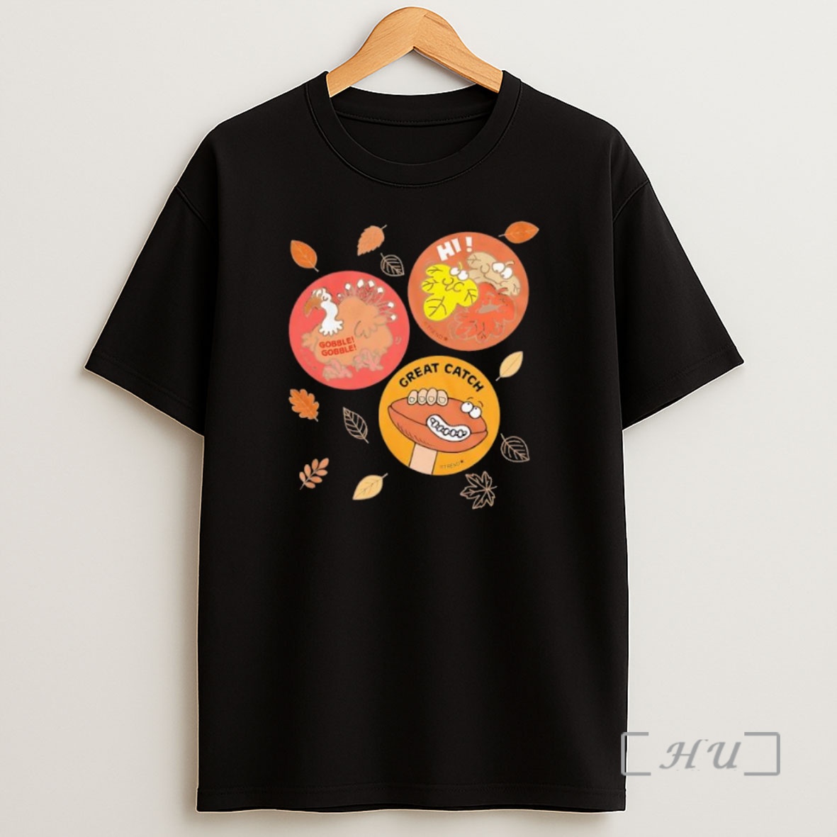 Officials Fall Trio Scratch N Sniff Great Catch Gobble Premium Shirt Sweatshirt Tee