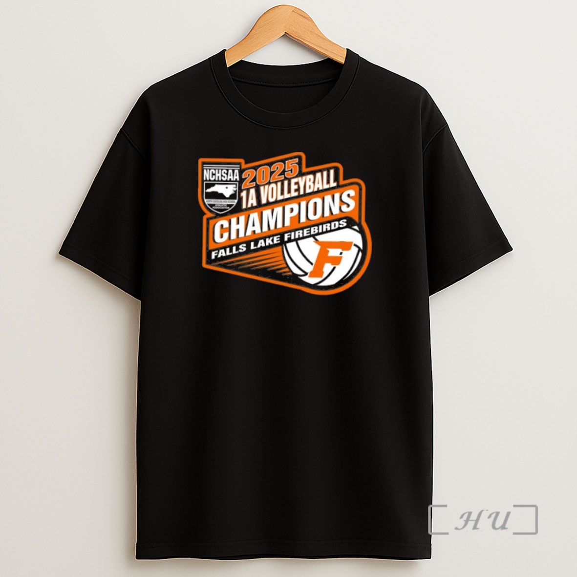Officials Falls Lake Firebirds 2025 Nchsaa 1a Volleyball Champions Premium Shirt Sweatshirt Tee