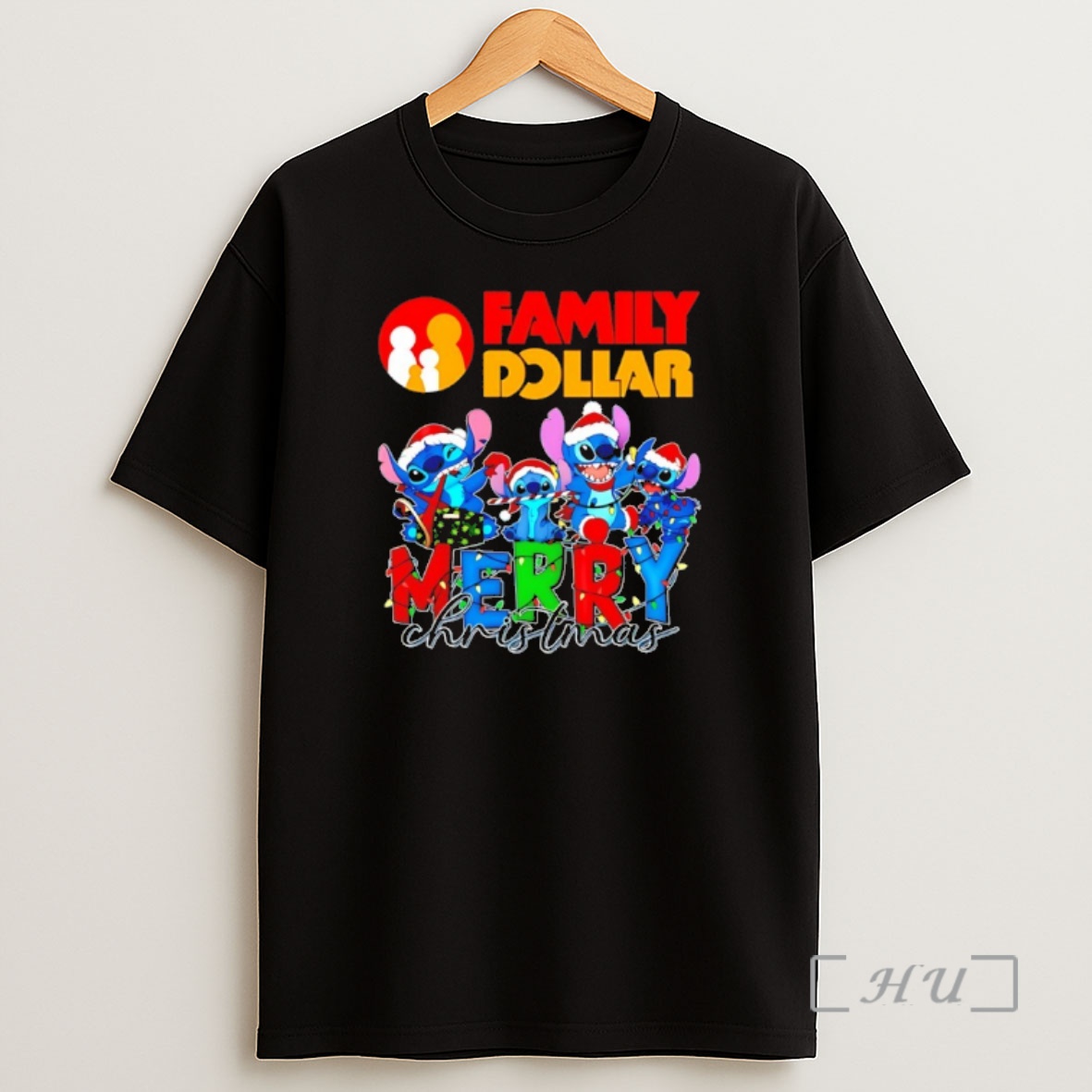 Officials Family Dollar X Stitch Lightning Merry Christmas 2025 Premium Shirt Sweatshirt Tee