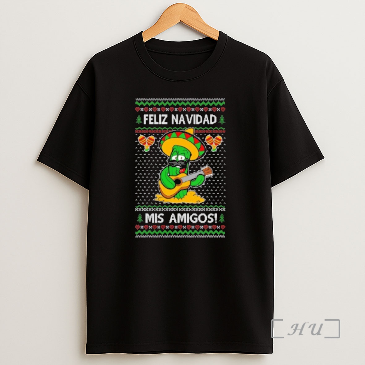 Officials Feliz Navidad Mis Amigos Ugly Christmas Sweat Premium Shirt Sweatshirt Tee